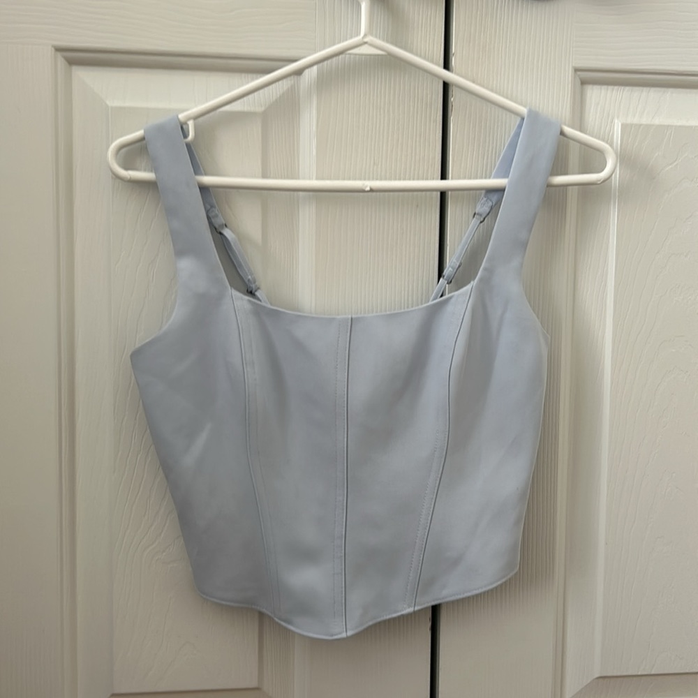 Abercrombie & Fitch light blue corset